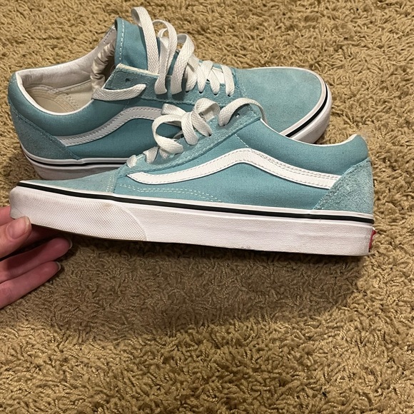 Vans size 8.5 sea foam/teal - Picture 5 of 5